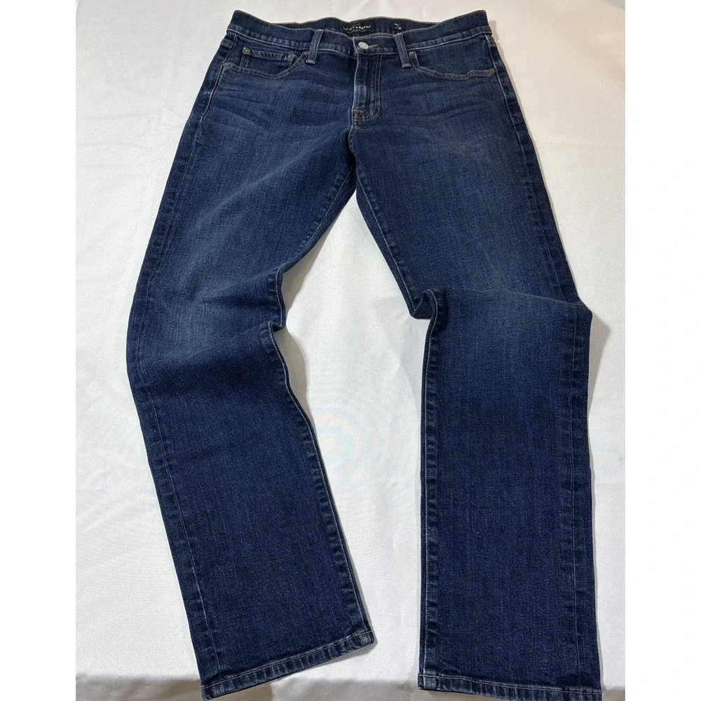 Lucky Brand 221 Original Straight‎ Leg Mens Jeans 32x32 Dark Wash Denim